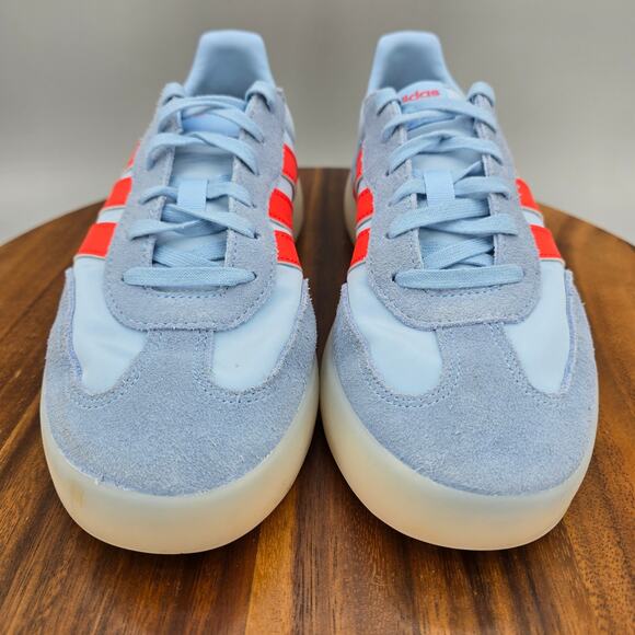 Adidas Shoes Womens 8 Blue Red Suede Leather Low Top Casual Athletic Sneakers - Picture 2 of 8